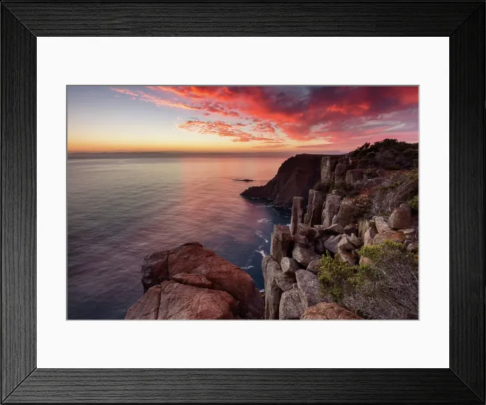 Framed Print : Australia, Tasmania, Tasman peninsula, Cape Raoul