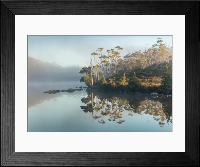 Framed Print : Australia, Tasmania, Mount Field National Park, Lake Dobson Framed Print : Australia, Tasmania, Mount Field National Park, Lake Dobson