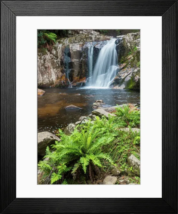 Framed Print : Australia, Tasmania, Groom river, Halls falls Framed Print : Australia, Tasmania, Groom river, Halls falls
