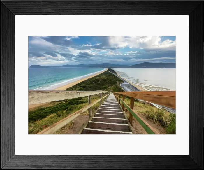 Framed Print : Australia, Tasmania, Bruny Island, The Neck Framed Print : Australia, Tasmania, Bruny Island, The Neck