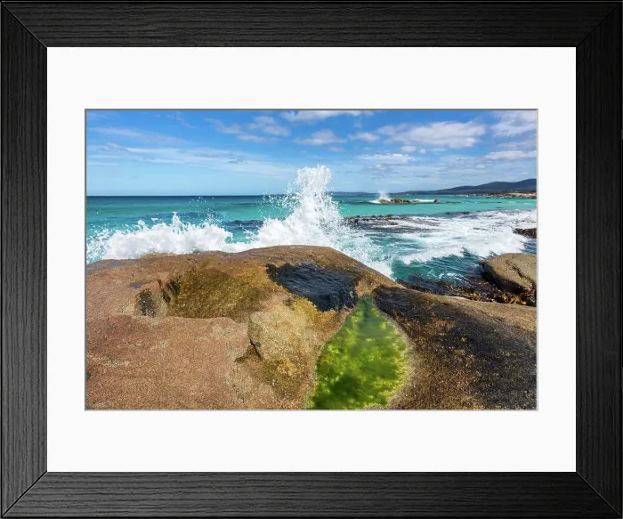 Framed Print : Australia, Tasmania, Bay of Fires Framed Print : Australia, Tasmania, Bay of Fires