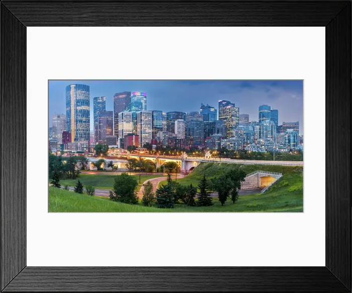 Framed Print : Calgary Downtown, Alberta, Canada Framed Print : Calgary Downtown, Alberta, Canada