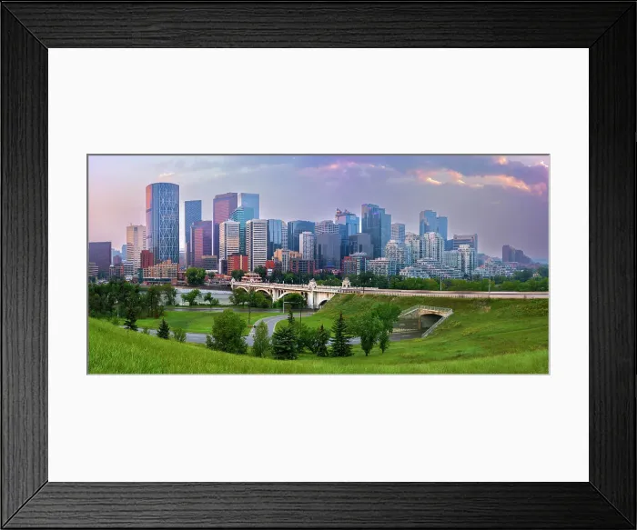 Framed Print : Calgary Downtown, Alberta, Canada Framed Print : Calgary Downtown, Alberta, Canada