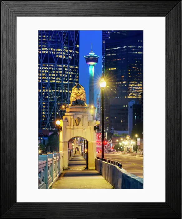 Framed Print : Calgary Downtown, Alberta, Canada Framed Print : Calgary Downtown, Alberta, Canada