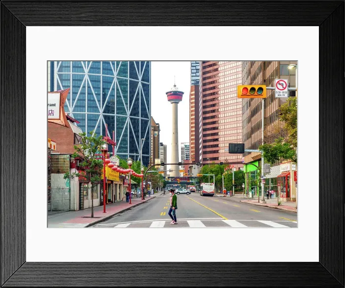 Framed Print : Calgary Downtown, Alberta, Canada Framed Print : Calgary Downtown, Alberta, Canada