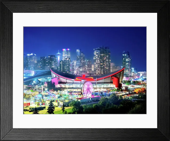 Framed Print : Calgary Downtown, Alberta, Canada Framed Print : Calgary Downtown, Alberta, Canada