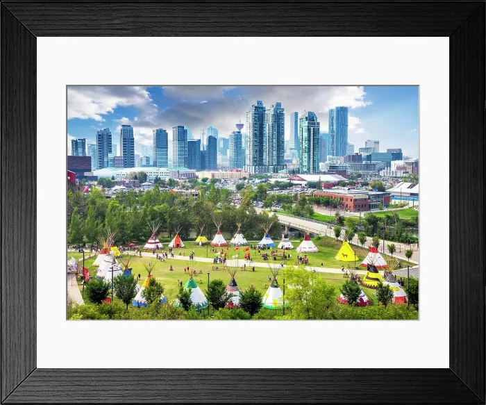 Framed Print : Calgary Downtown, Alberta, Canada Framed Print : Calgary Downtown, Alberta, Canada