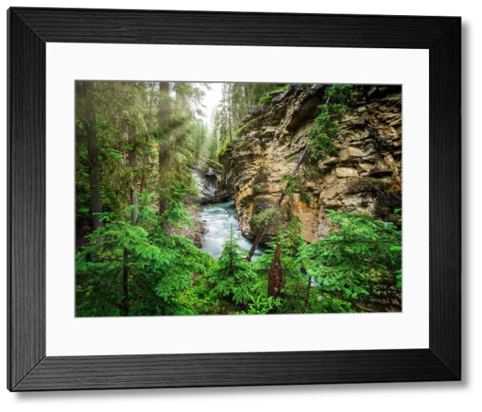 Framed Print : Johnston Canyon, Banff National Park, Alberta, Canada Framed Print : Johnston Canyon, Banff National Park, Alberta, Canada