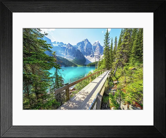Framed Print : Moraine Lake during summer in Banff National Park, Canadian Rockies, Alberta, Canada. Banff National Park, Alberta, Canada Framed Print : Moraine Lake during summer in Banff National Park, Canadian Rockies, Alberta, Canada. Banff National Park, Alberta, Canada