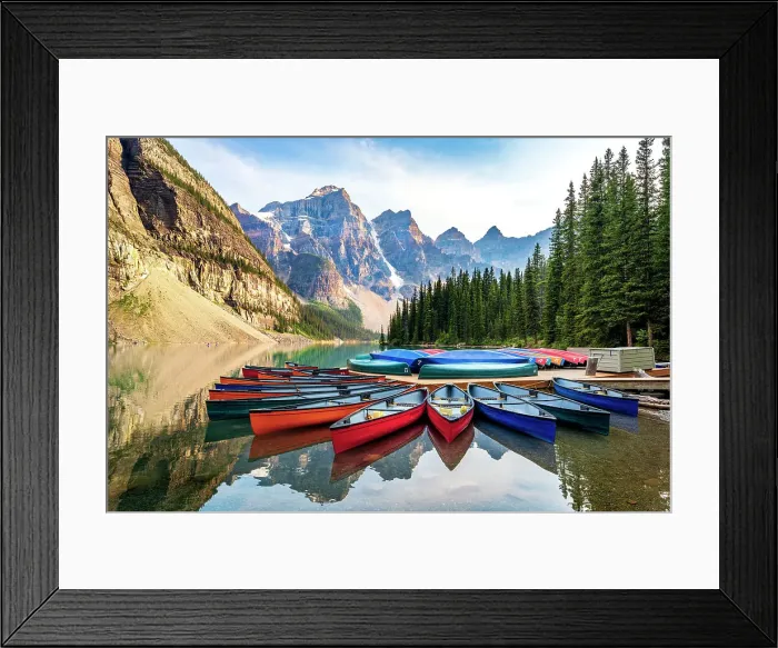 Framed Print : Moraine Lake during summer in Banff National Park, Canadian Rockies, Alberta, Canada. Banff National Park, Alberta, Canada Framed Print : Moraine Lake during summer in Banff National Park, Canadian Rockies, Alberta, Canada. Banff National Park, Alberta, Canada