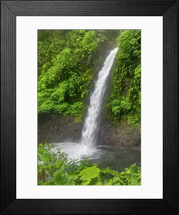 Framed Print : Cataraca La Paz on the La Paz River, Costa Rica Framed Print : Cataraca La Paz on the La Paz River, Costa Rica