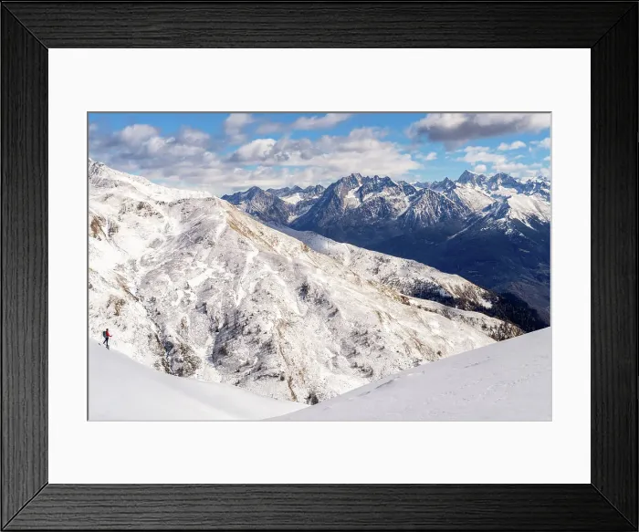 Framed Print : Orobie alps landscape, Bergamo province in Lombardy district, Italy Framed Print : Orobie alps landscape, Bergamo province in Lombardy district, Italy