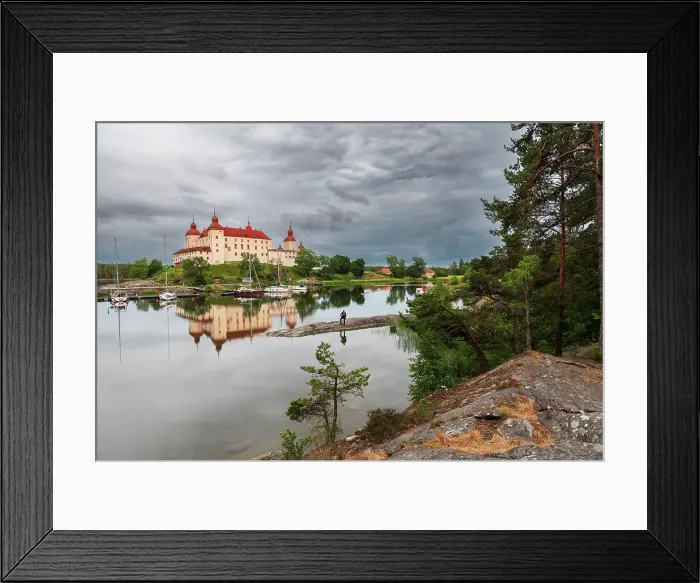 Framed Print : Lacko castle built on the water edge of the lake Vanern, Ostergotlan county, Gotaland region, Sweden Framed Print : Lacko castle built on the water edge of the lake Vanern, Ostergotlan county, Gotaland region, Sweden