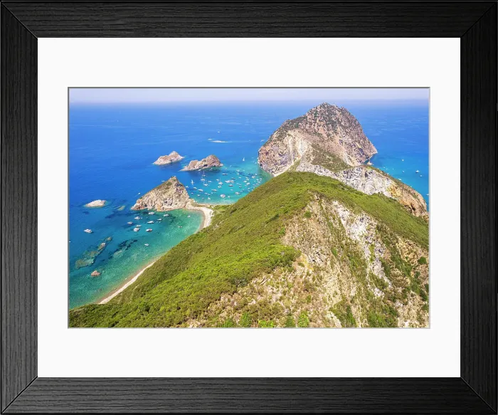Framed Print : The harsh peaks of the wild island of Palmarola covered with vegetation seen from the drone, Ponza municipality, Pontine archipelago, Latina province, Latium region, Tyrrhenian Sea, Italy, Europe Framed Print : The harsh peaks of the wild island of Palmarola covered with vegetation seen from the drone, Ponza municipality, Pontine archipelago, Latina province, Latium region, Tyrrhenian Sea, Italy, Europe
