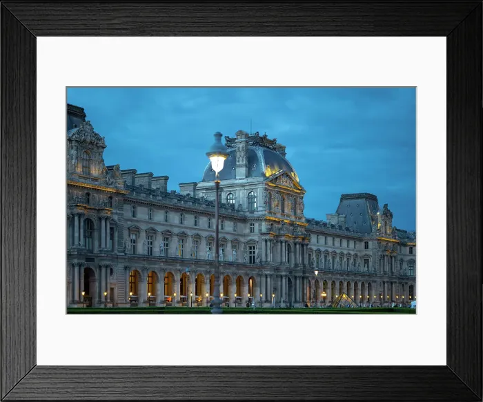 Framed Print : Louvre, Paris, Ile de France, France Framed Print : Louvre, Paris, Ile de France, France