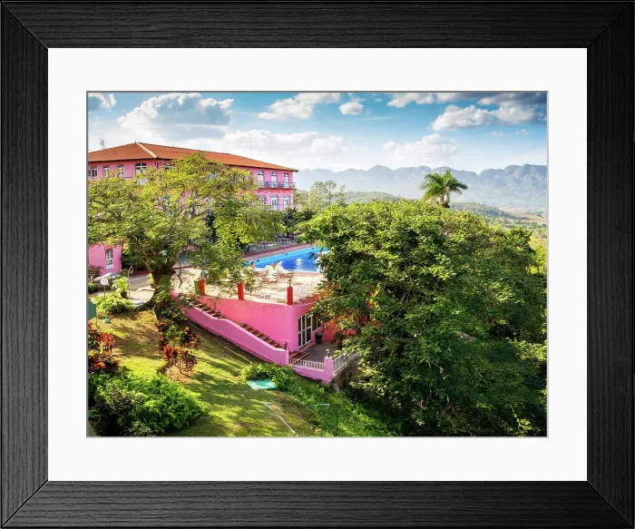 Framed Print : Hotel Los Jazmines, Vinales, Valley of Vinales, Pinar del Rio, Cuba Framed Print : Hotel Los Jazmines, Vinales, Valley of Vinales, Pinar del Rio, Cuba