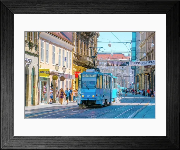 Framed Print : Zagreb, Capital, Croatia Framed Print : Zagreb, Capital, Croatia