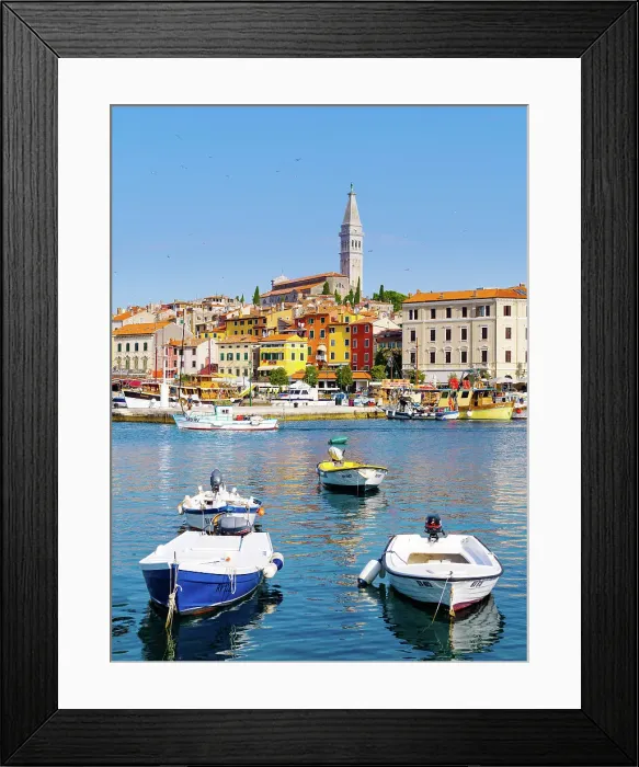 Framed Print : Rovinj, Historic City, Altstadt von Rovinj, Grad Rovinj, Istria Croatia Framed Print : Rovinj, Historic City, Altstadt von Rovinj, Grad Rovinj, Istria Croatia