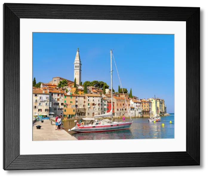 Framed Print : Rovinj, Historic City, Altstadt von Rovinj, Grad Rovinj, Istria Croatia Framed Print : Rovinj, Historic City, Altstadt von Rovinj, Grad Rovinj, Istria Croatia
