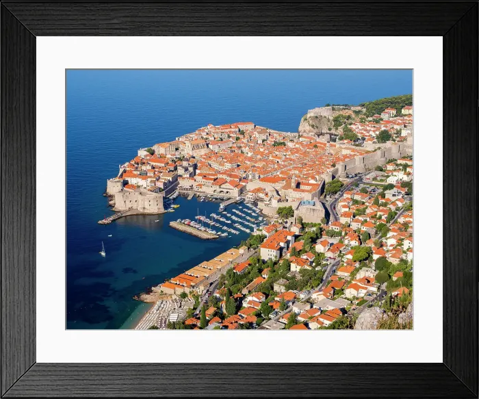 Framed Print : Dubrovnik, Dalmatia, UNESCO SITE Croatia Framed Print : Dubrovnik, Dalmatia, UNESCO SITE Croatia
