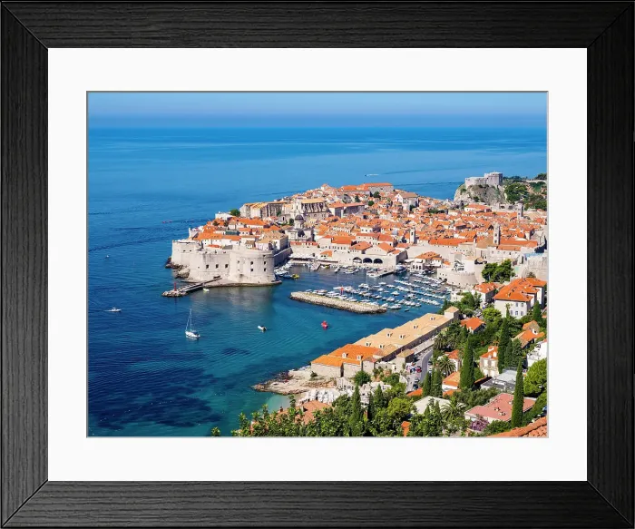 Framed Print : Dubrovnik, Dalmatia, UNESCO SITE Croatia Framed Print : Dubrovnik, Dalmatia, UNESCO SITE Croatia