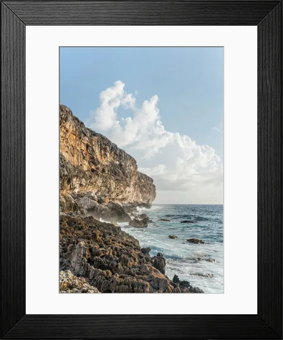 Framed Print : Limestone Bluff on Cayman Brac, Cayman Islands, British West Indies Framed Print : Limestone Bluff on Cayman Brac, Cayman Islands, British West Indies