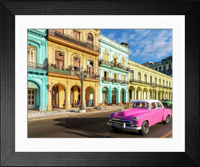 Framed Print : Oldtimer, Paseo de Marti, Streets of old Havana, Havana Vieja, Havana, Cuba Framed Print : Oldtimer, Paseo de Marti, Streets of old Havana, Havana Vieja, Havana, Cuba