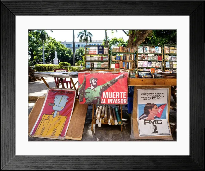 Framed Print : Plaza de Armas Books and Antiques, old Havana Cuba, Havana, Cuba Framed Print : Plaza de Armas Books and Antiques, old Havana Cuba, Havana, Cuba
