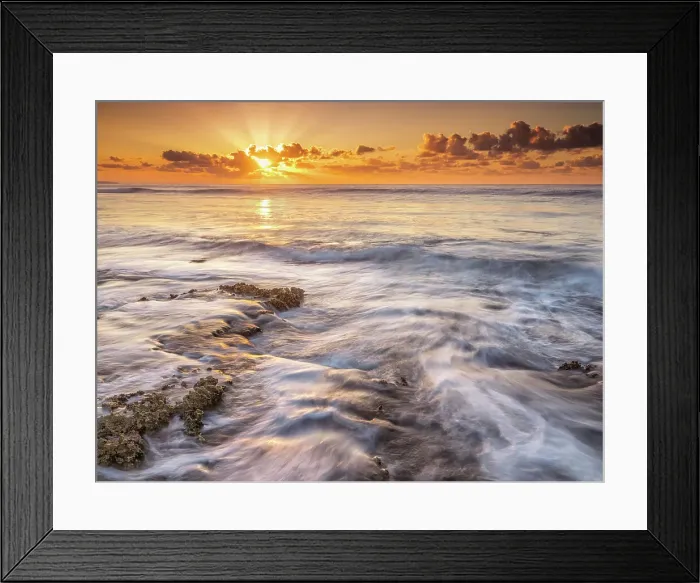Framed Print : Daybreak on the Caribbean Sea, Grand Cayman, Cayman Islands, British West Indies Framed Print : Daybreak on the Caribbean Sea, Grand Cayman, Cayman Islands, British West Indies