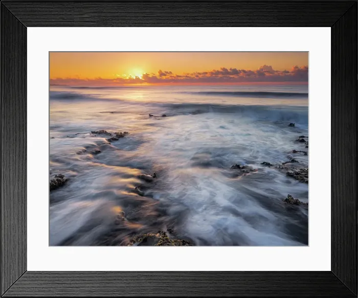 Framed Print : Daybreak on the Caribbean Sea, Grand Cayman, Cayman Islands, British West Indies Framed Print : Daybreak on the Caribbean Sea, Grand Cayman, Cayman Islands, British West Indies