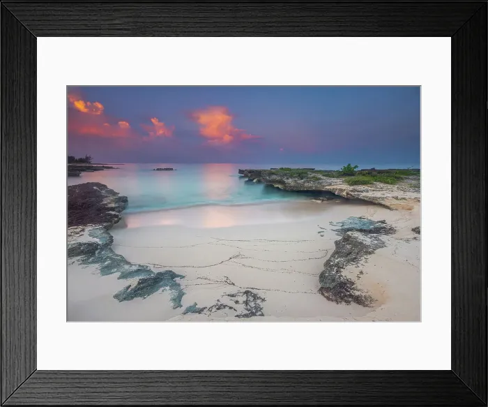 Framed Print : Daybreak on the Caribbean Sea at Smiths Cove, Grand Cayman, British West Indies Framed Print : Daybreak on the Caribbean Sea at Smiths Cove, Grand Cayman, British West Indies