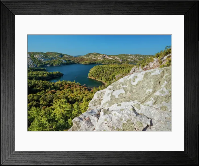 Framed Print : Overlooking Killarney Lake from the La Cloche Mountain Range in Killarney Provincial Park, Ontario, Canada Framed Print : Overlooking Killarney Lake from the La Cloche Mountain Range in Killarney Provincial Park, Ontario, Canada