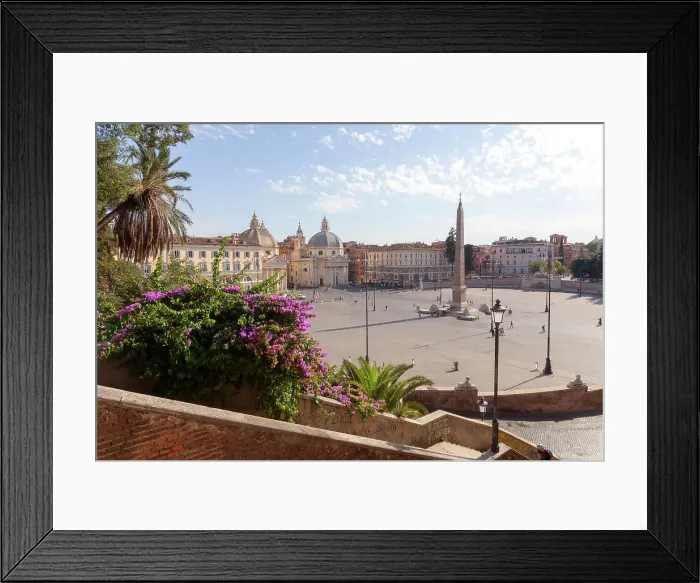 Framed Print : Piazza del Popolo, Rome, Lazio, Italy