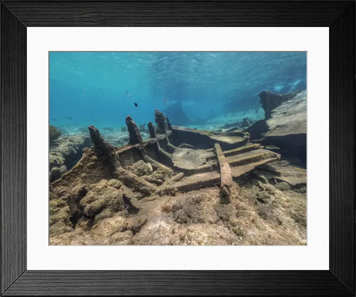 Framed Print : Wreck of the Gamma, Grand Cayman, Cayman Islands, British West Indies Framed Print : Wreck of the Gamma, Grand Cayman, Cayman Islands, British West Indies