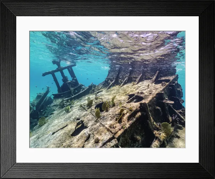 Framed Print : Wreck of the Gamma, Grand Cayman, Cayman Islands, British West Indies Framed Print : Wreck of the Gamma, Grand Cayman, Cayman Islands, British West Indies