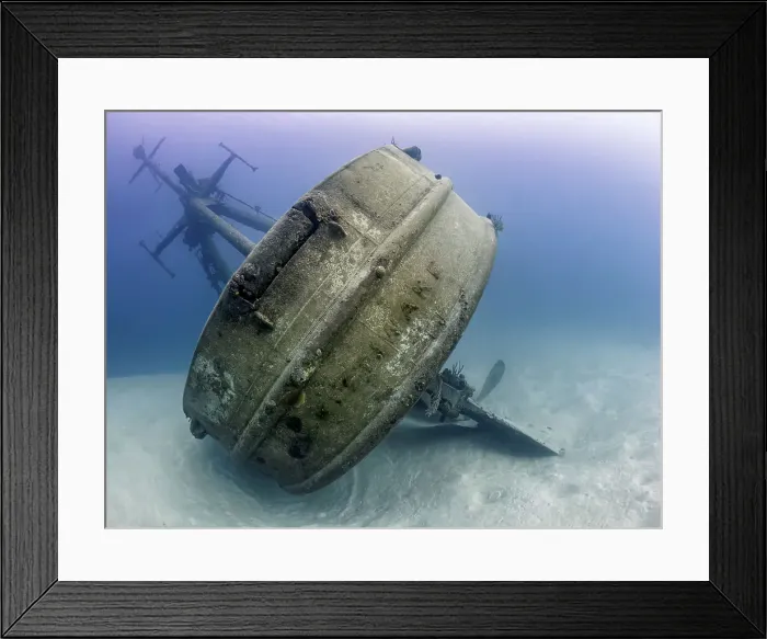 Framed Print : The stern of the USS Kittiwake wreck off Seven Mile Beach, Grand Cayman, Cayman Islands, British West Indies Framed Print : The stern of the USS Kittiwake wreck off Seven Mile Beach, Grand Cayman, Cayman Islands, British West Indies