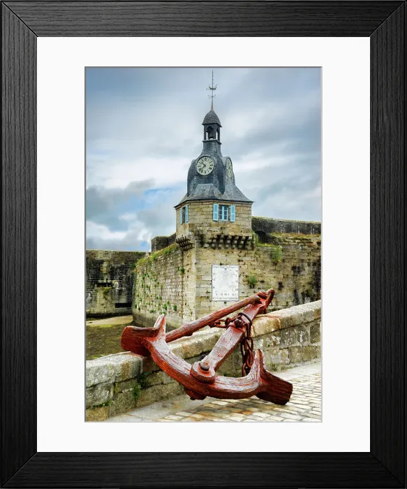 Framed Print : Belfry, Historic Fishing Town, Ville Close, Concarneau, Finistere, Bretagne, Brittany, France Framed Print : Belfry, Historic Fishing Town, Ville Close, Concarneau, Finistere, Bretagne, Brittany, France