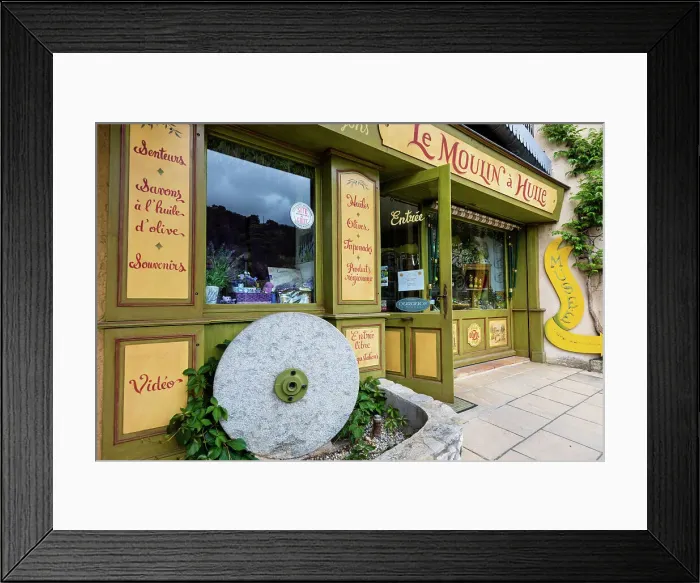 Framed Print : France Provence, region Drome, Nyons town Framed Print : France Provence, region Drome, Nyons town