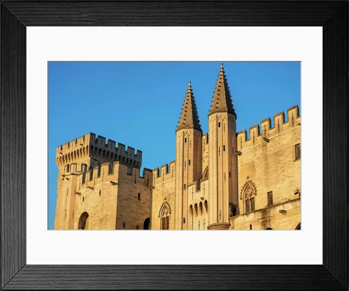 Framed Print : France, Provence, region Vaucluse, Papal Palace, Avignon town