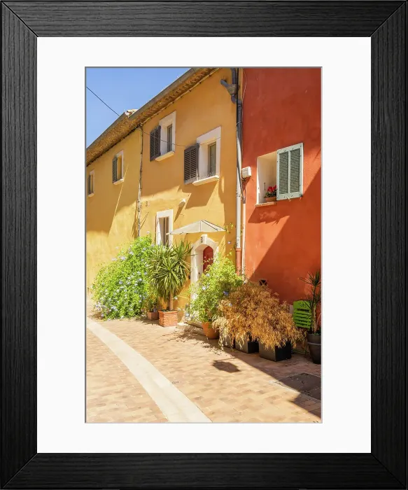 Framed Print : Narrow street in Cassis, Marseille, Provence Alpes Cote d'Azur, Bouches du Rhone, France Framed Print : Narrow street in Cassis, Marseille, Provence Alpes Cote d'Azur, Bouches du Rhone, France