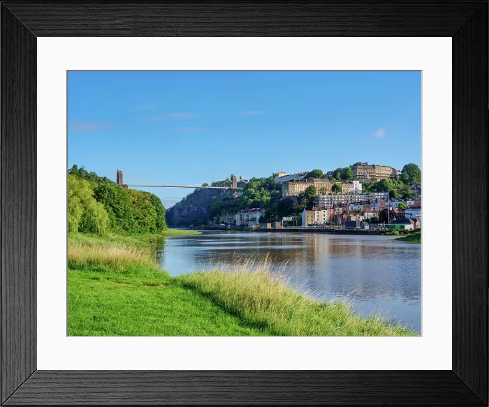 Framed Print : View over River Avon towards Clifton Suspension Bridge, Bristol, England, United Kingdom Framed Print : View over River Avon towards Clifton Suspension Bridge, Bristol, England, United Kingdom