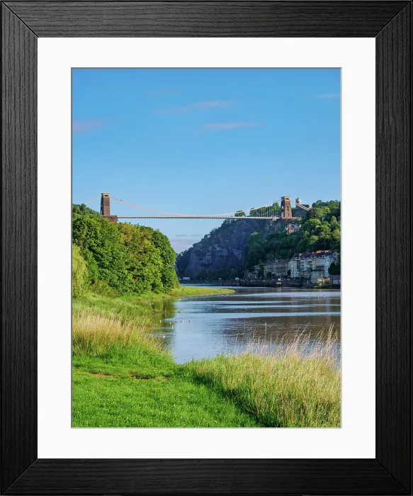 Framed Print : View over River Avon towards Clifton Suspension Bridge, Bristol, England, United Kingdom Framed Print : View over River Avon towards Clifton Suspension Bridge, Bristol, England, United Kingdom