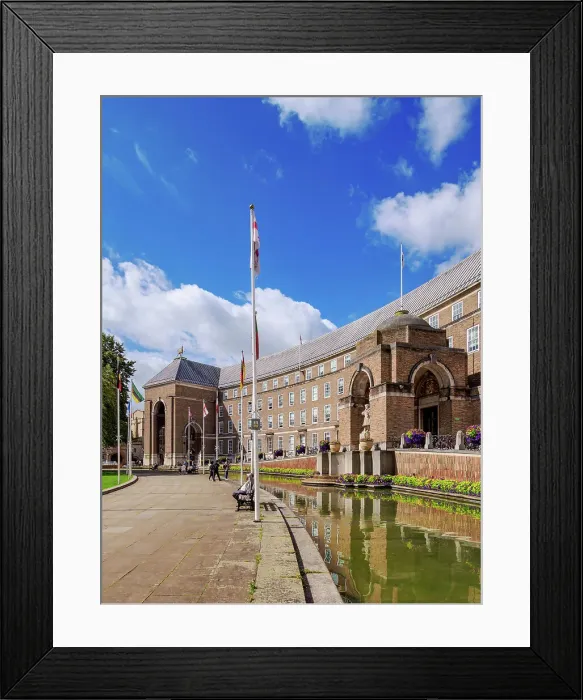 Framed Print : City Hall, College Green, Bristol, England, United Kingdom Framed Print : City Hall, College Green, Bristol, England, United Kingdom