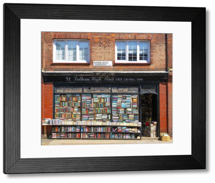 Framed Print : Hurlingham Books, one of the oldest independent bookshops in London, England Framed Print : Hurlingham Books, one of the oldest independent bookshops in London, England