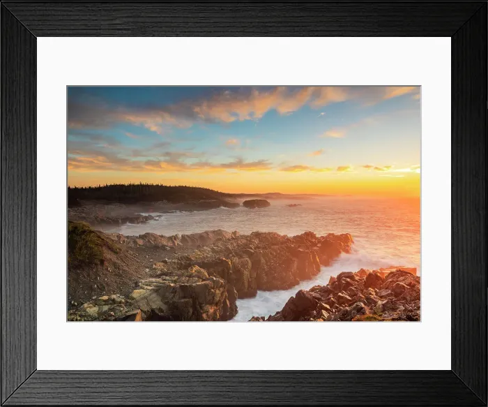 Framed Print : Louisbourg, Nova Scotia, Canada