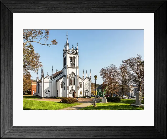 Framed Print : St. John's Anglican Church, Lunenburg, Nova Scotia, Canada Framed Print : St. John's Anglican Church, Lunenburg, Nova Scotia, Canada
