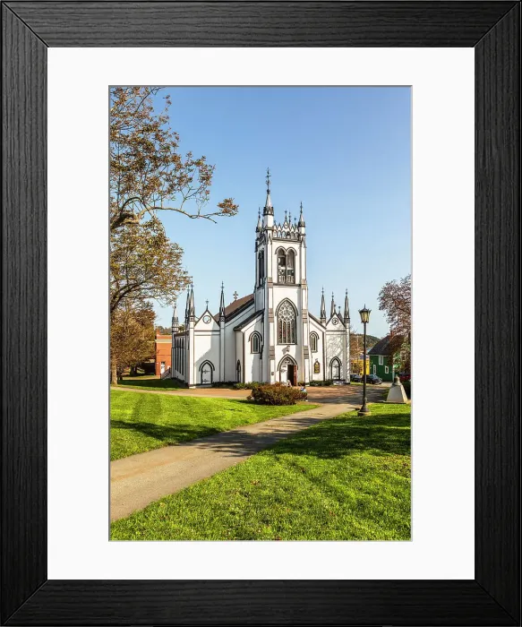 Framed Print : St. John's Anglican Church, Lunenburg, Nova Scotia, Canada Framed Print : St. John's Anglican Church, Lunenburg, Nova Scotia, Canada