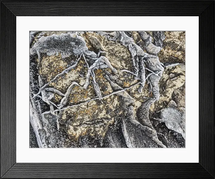 Framed Print : Abstract of rock details in Nunavik, Quebec, Canada Framed Print : Abstract of rock details in Nunavik, Quebec, Canada
