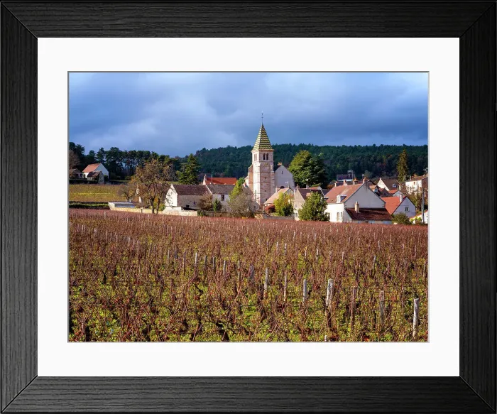 Framed Print : Church in Fixin, Burgundy, France UNESCO World Heritage Site Framed Print : Church in Fixin, Burgundy, France UNESCO World Heritage Site