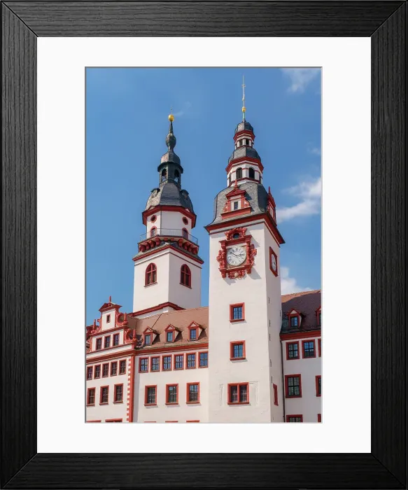 Framed Print : Altes Rathaus, Marktplatz, Chemnitz, Saxony, Germany